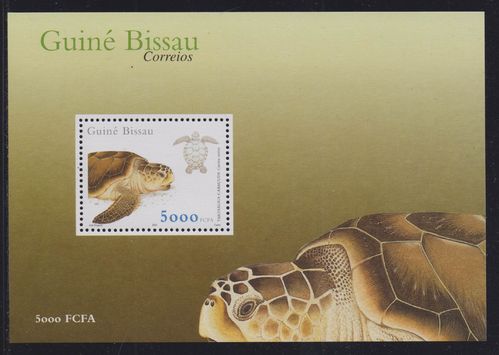 Guinea-Bissau Schildkröten-Block 2001